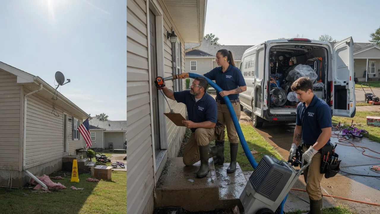 Ceiling Water Damage Restoration in Lansford, PA near me